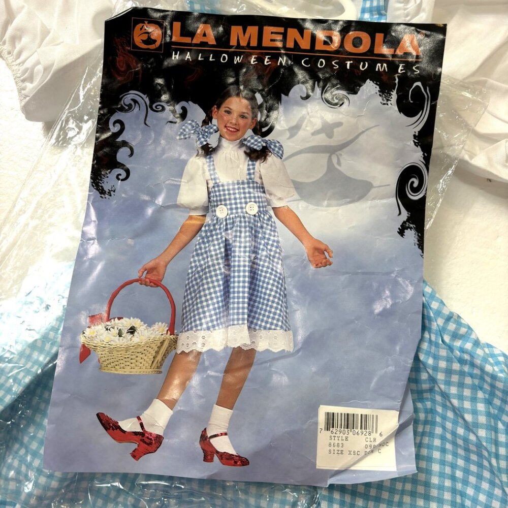 Dorothy Costume Dress with Bowties NWT NOS